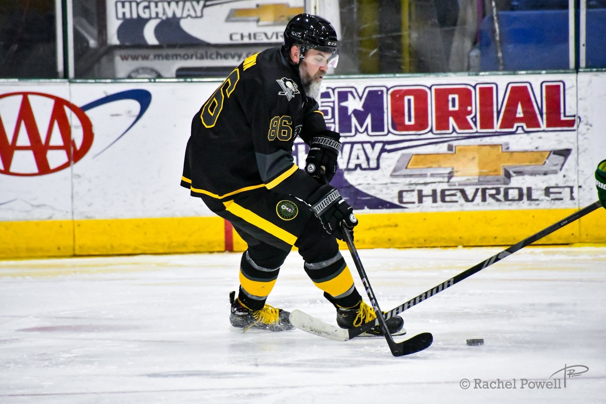 Action shot of Justin Brown