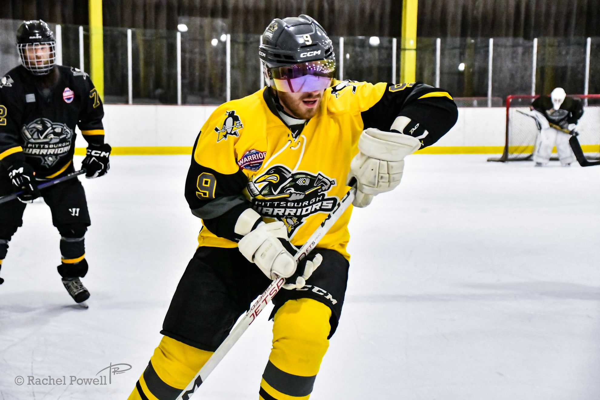 Action shot of Jesse Robson