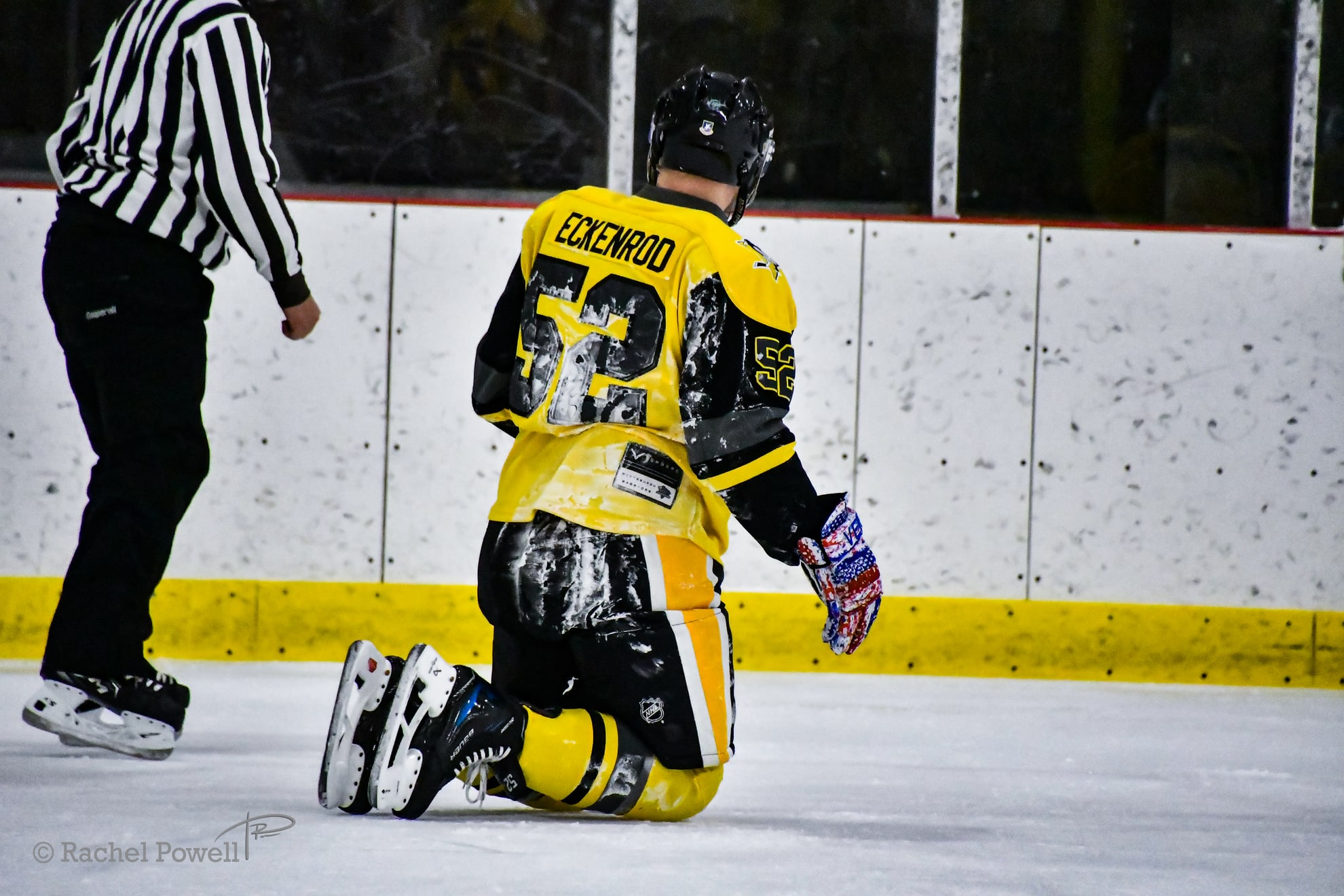 Action shot of Joseph Eckenrod