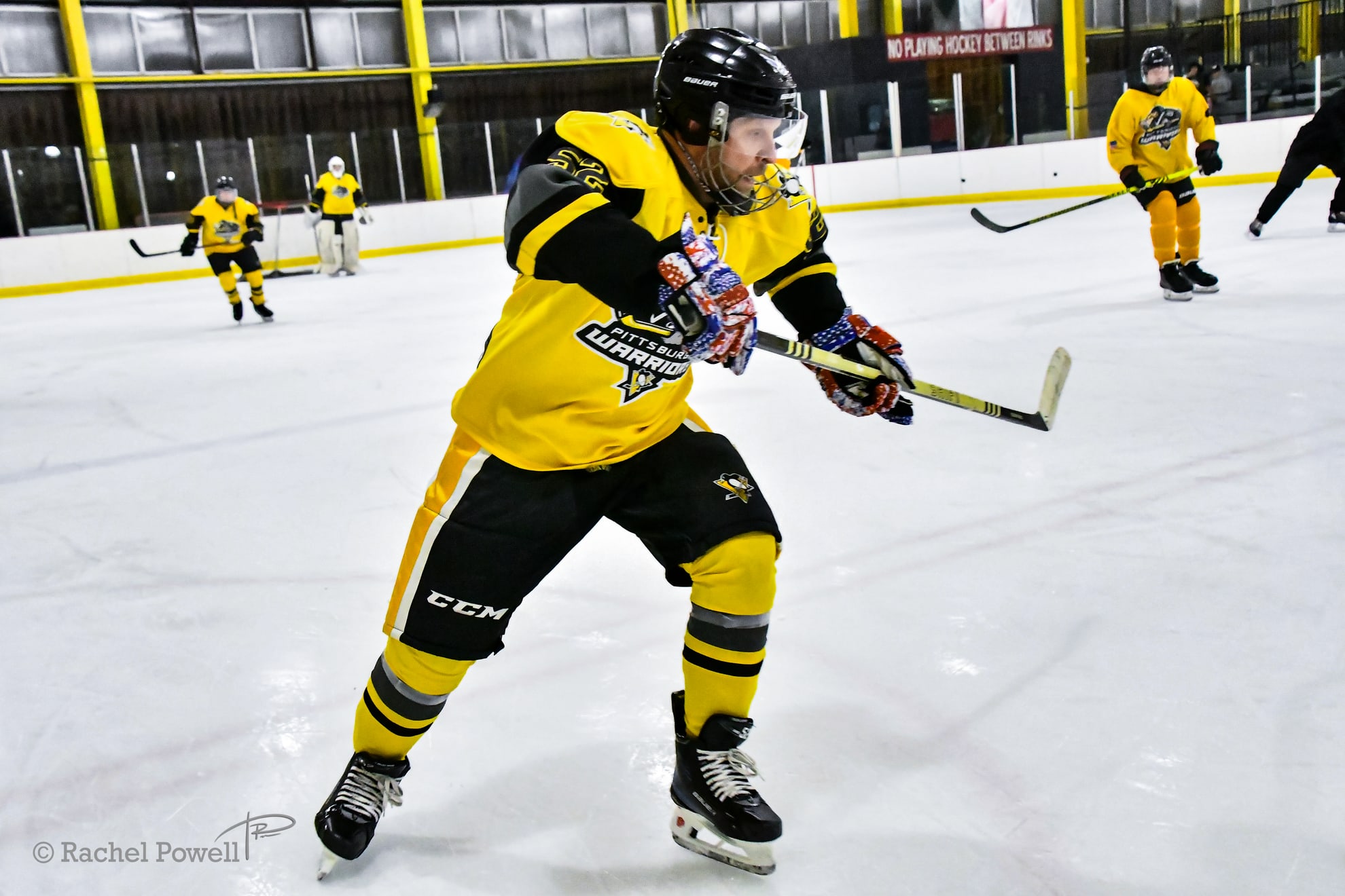 Action shot of Joseph Eckenrod