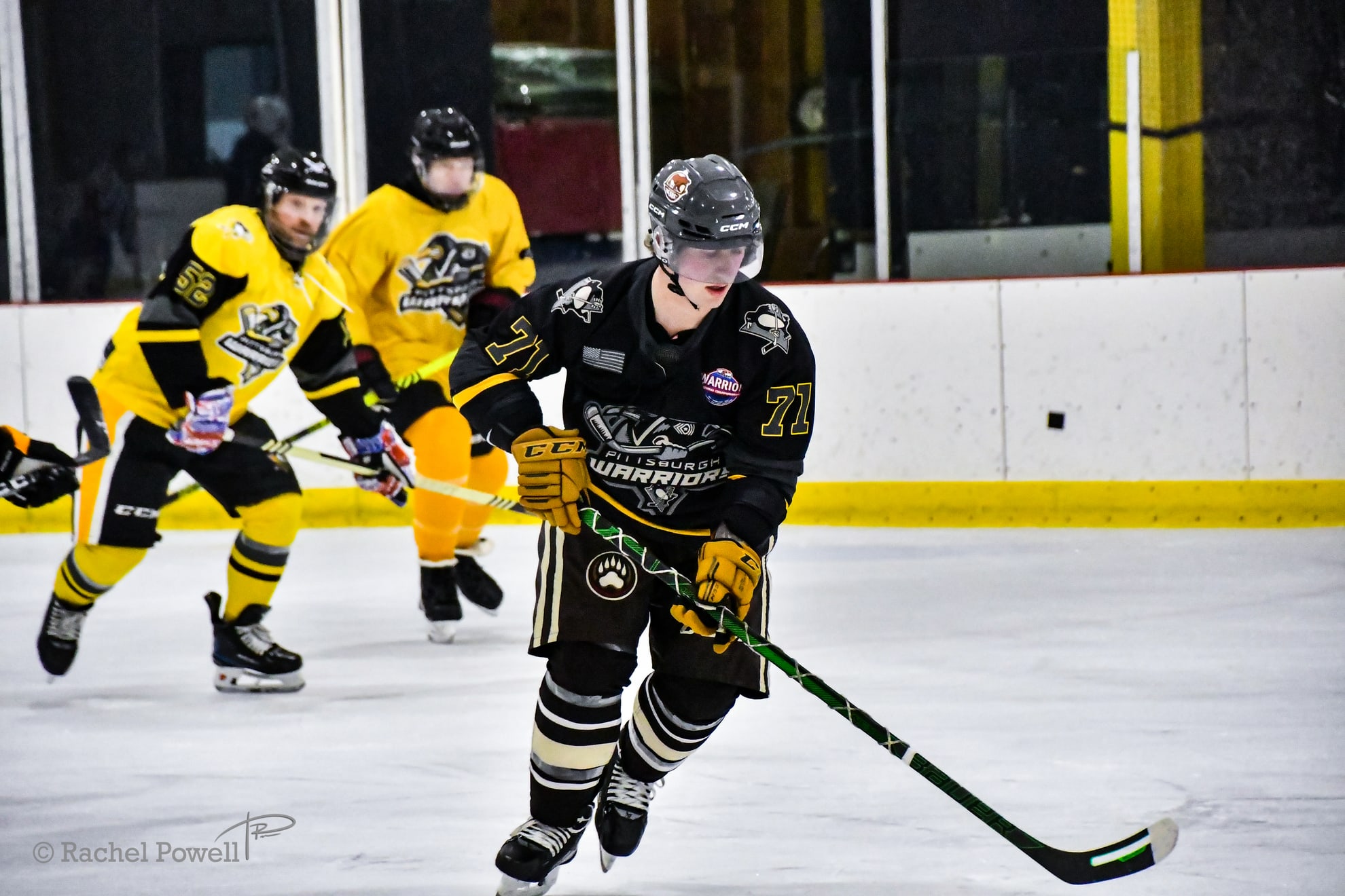 Action shot of Zayne Harshbarger