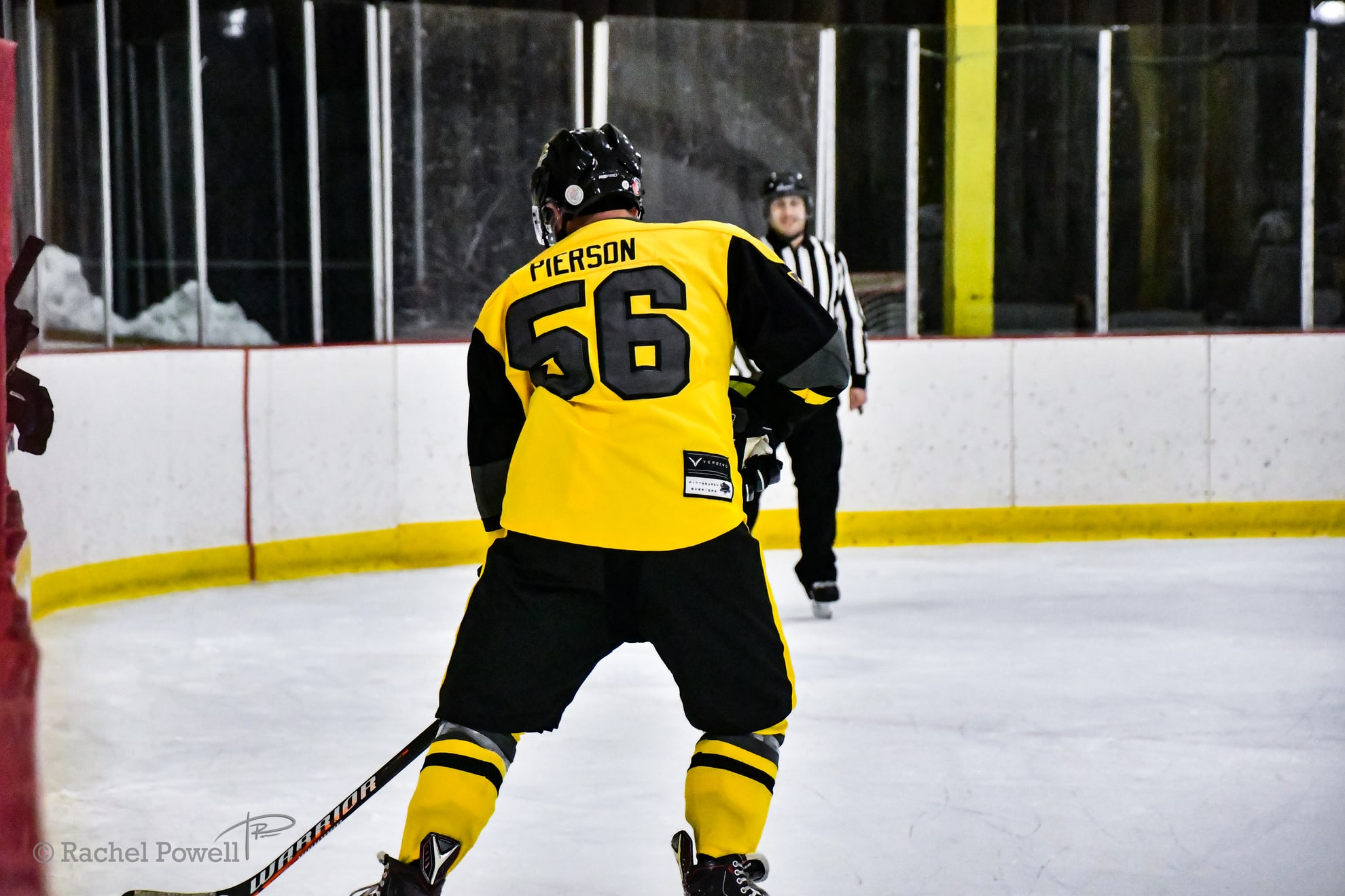 Action shot of Hayden Pierson