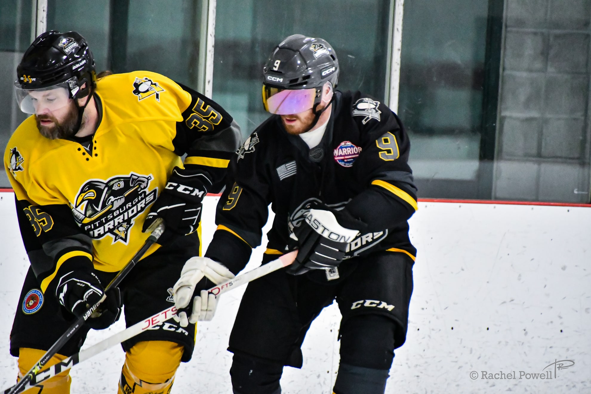 Action shot of Jesse Robson