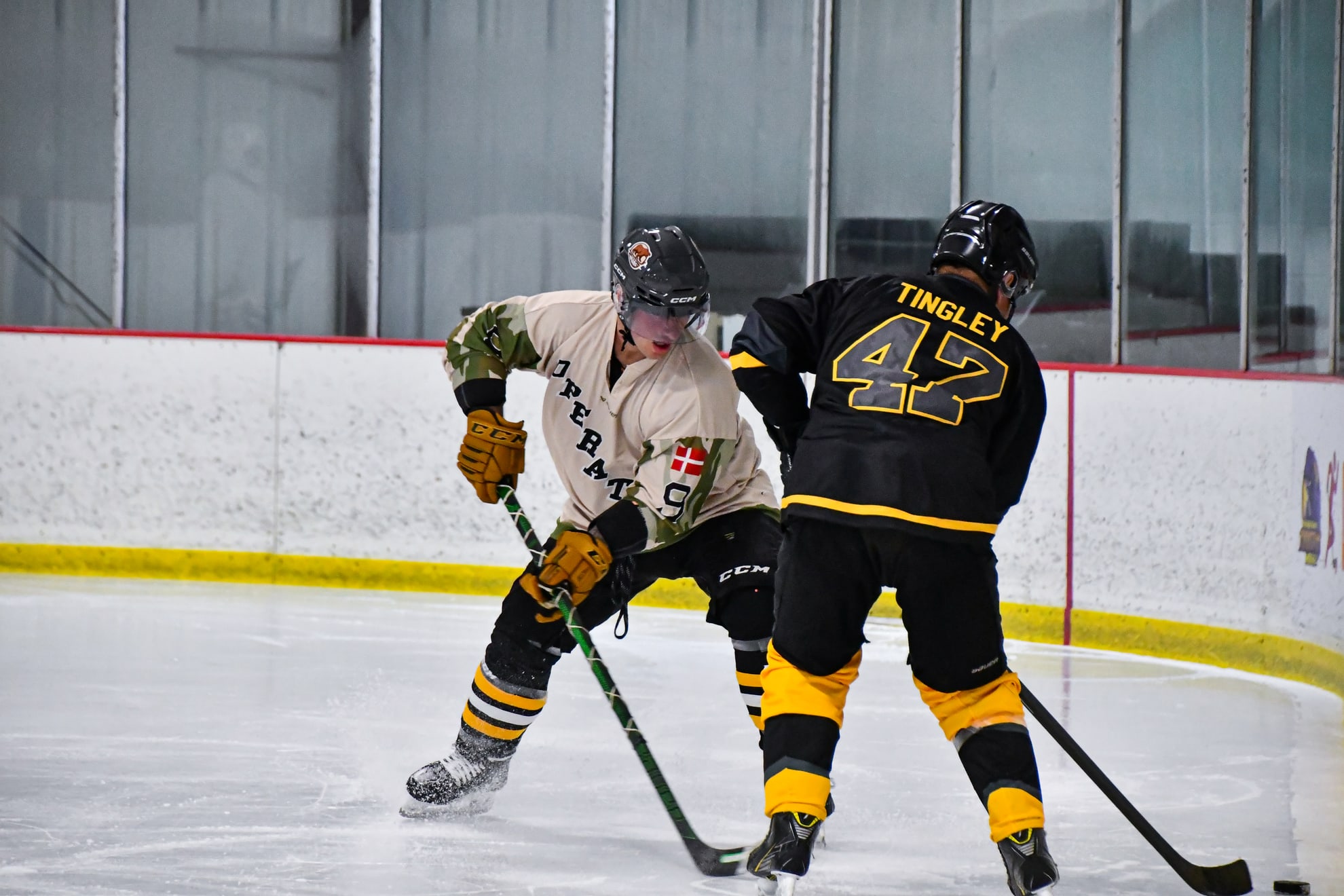 Action shot of Steve Tingley