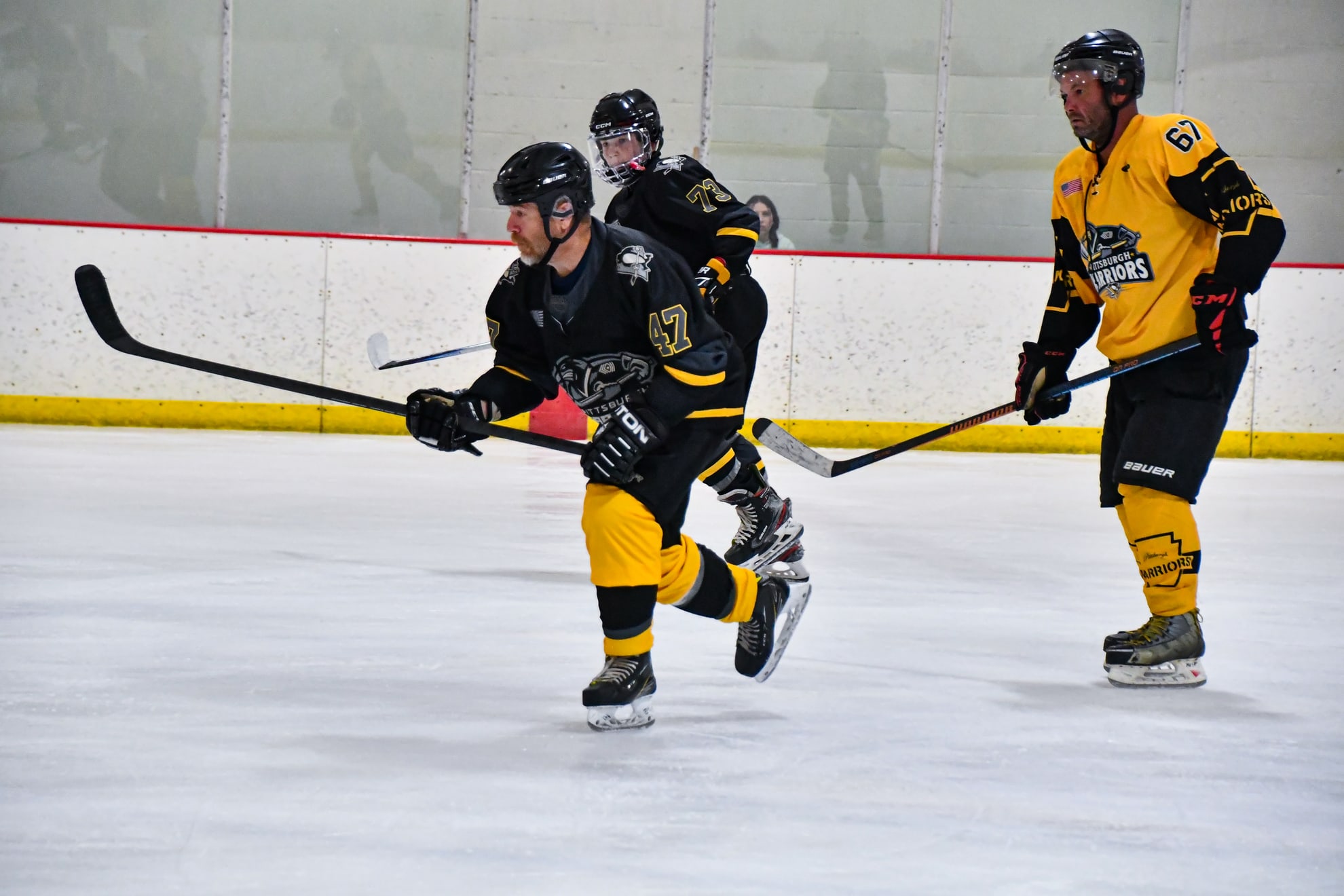 Action shot of Jay Triola