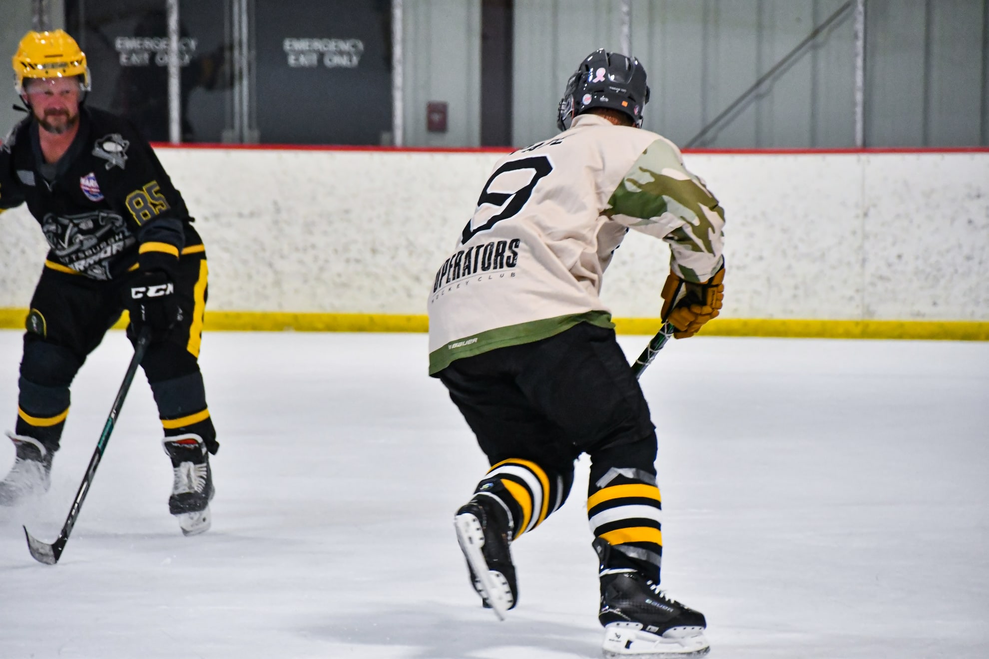 Action shot of Riley Schneider