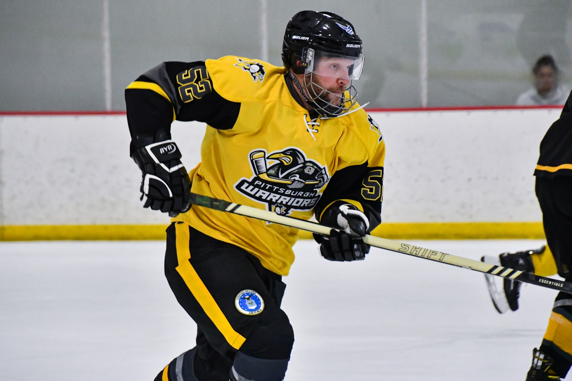 Action shot of Joseph Eckenrod