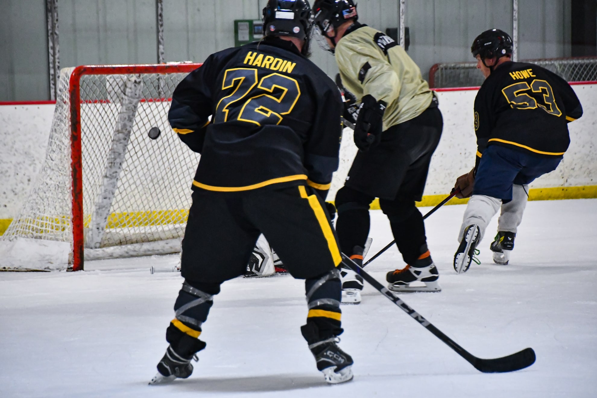 Action shot of Robert Hardin