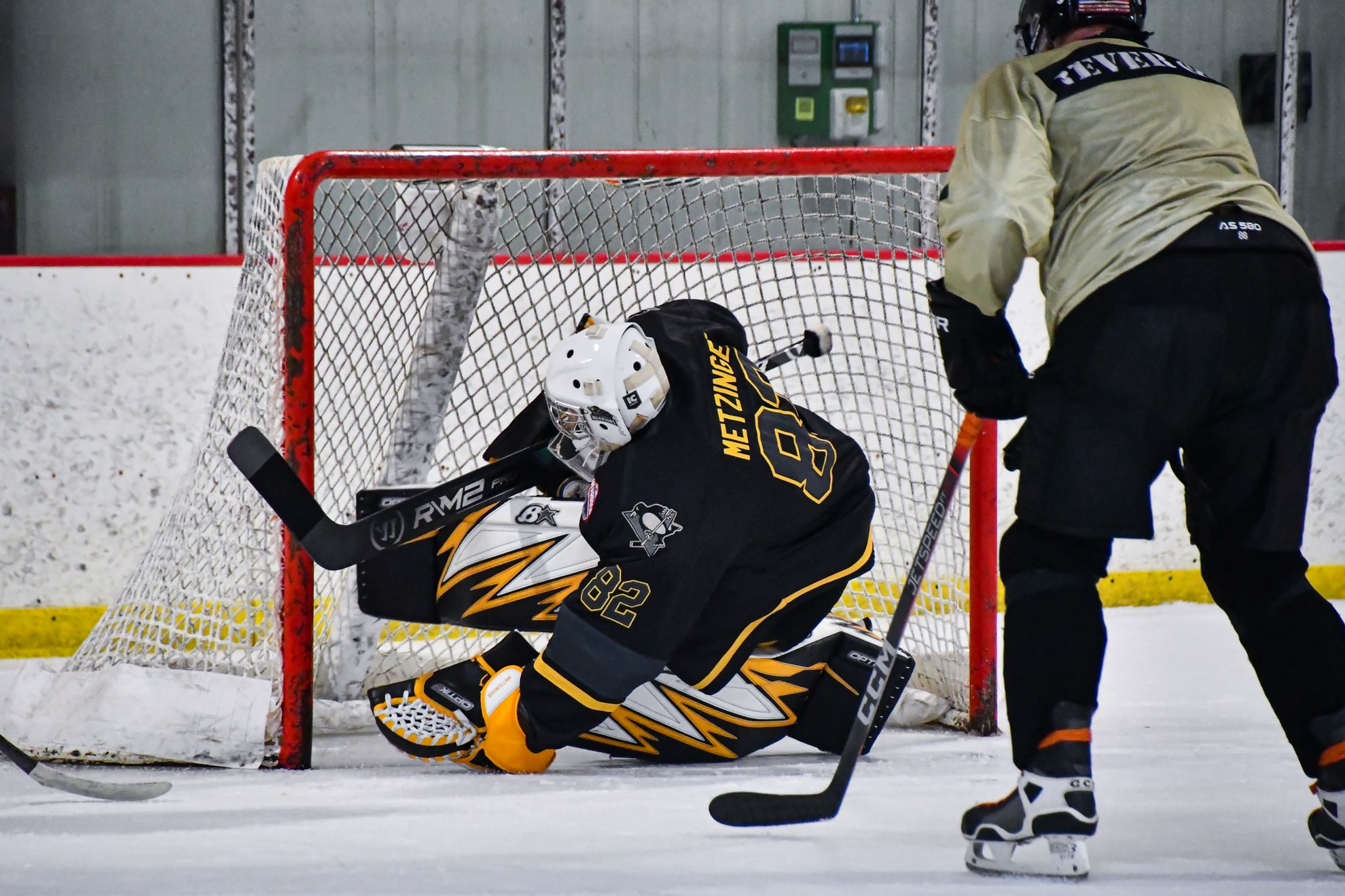 Action shot of Christopher Metzinger