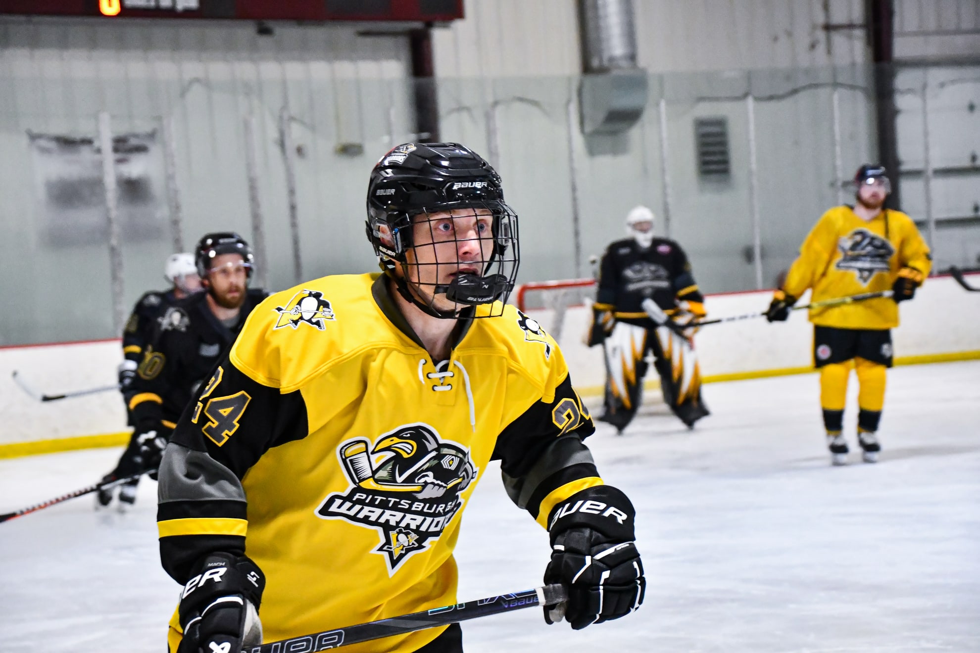 Action shot of Jason Minerich