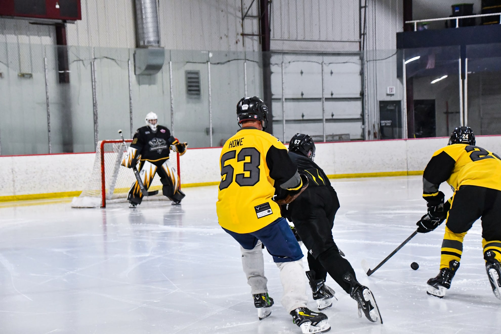 Action shot of Danny Howe