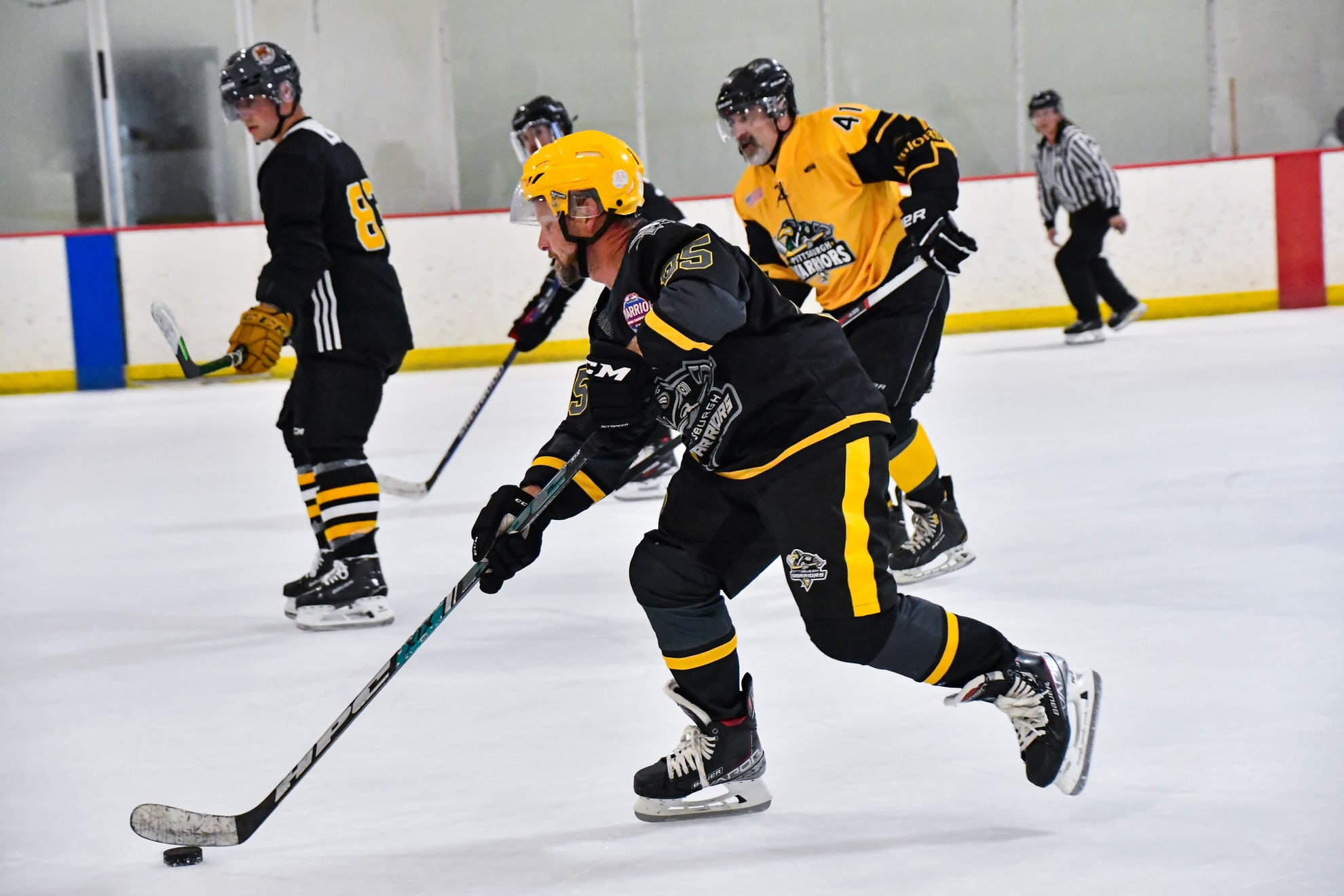 Action shot of Riley Schneider