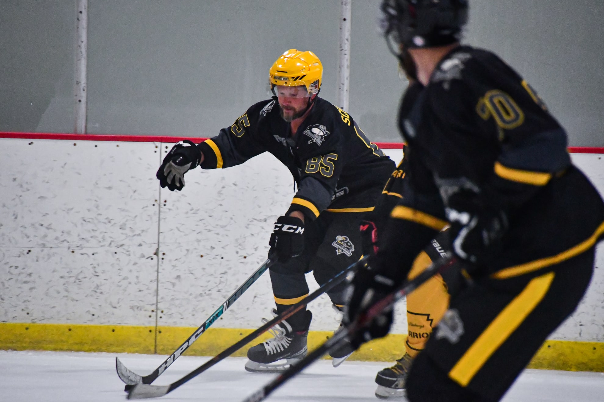 Action shot of Riley Schneider