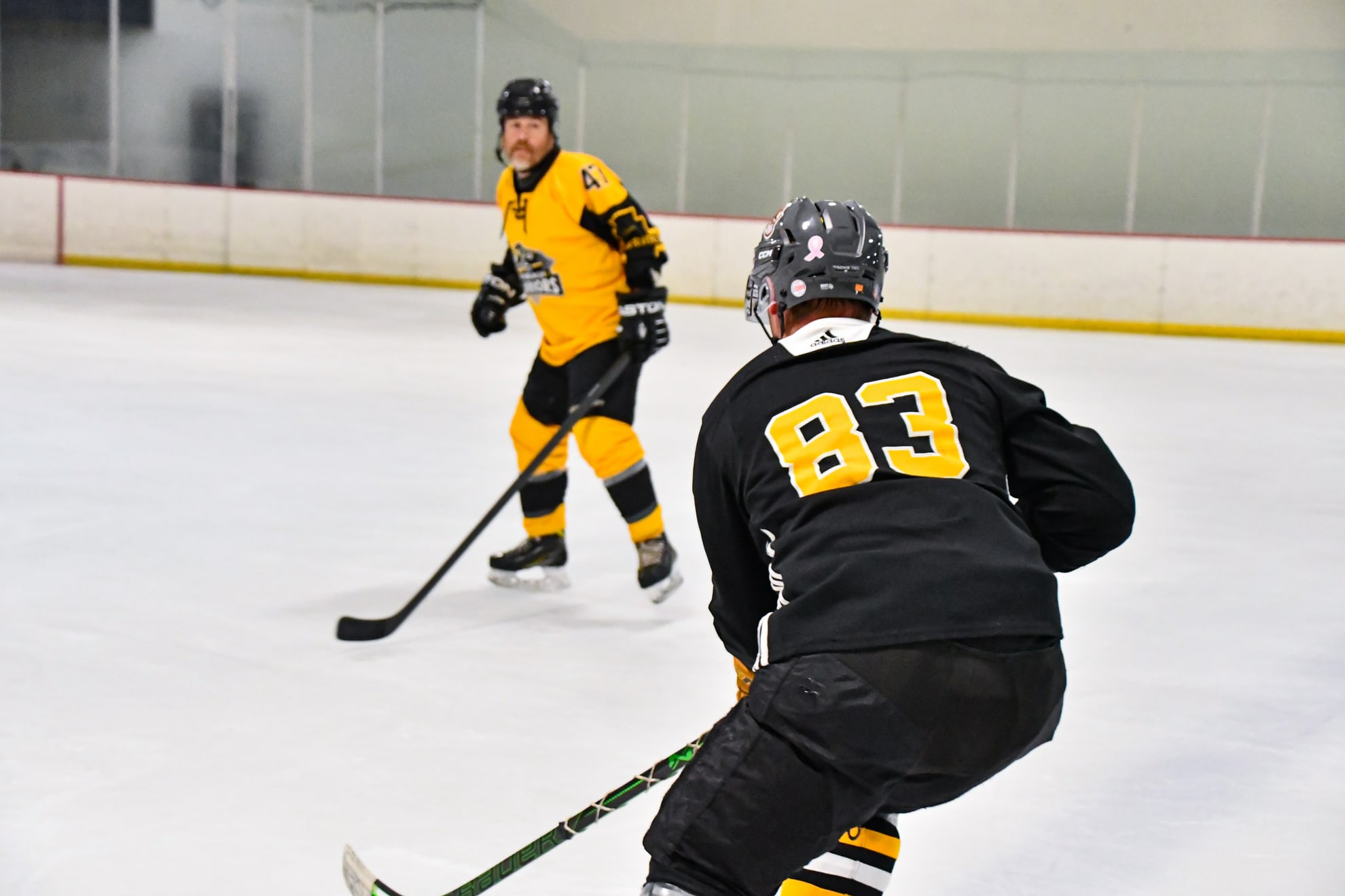 Action shot of Steve Tingley