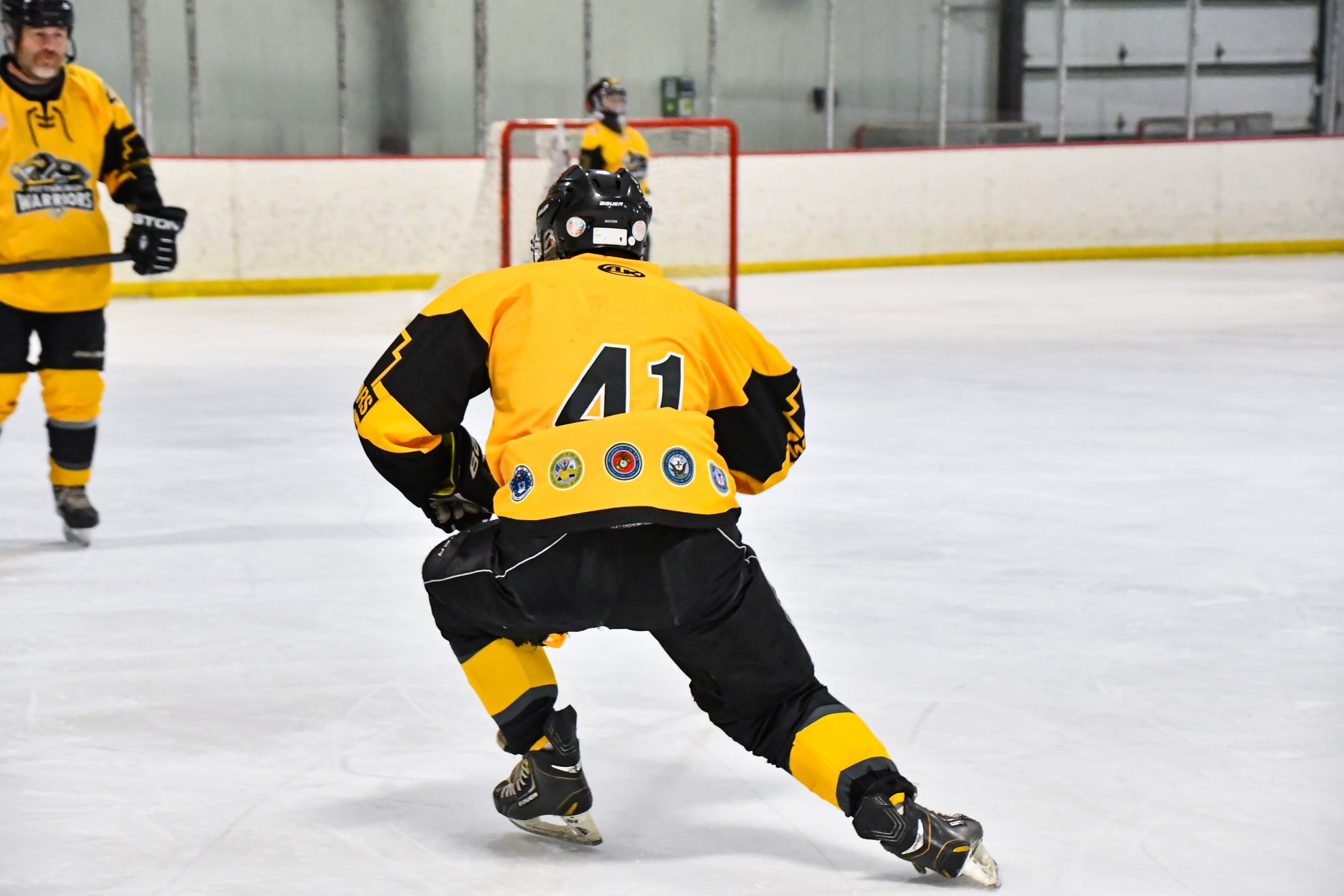 Action shot of Steve Tingley
