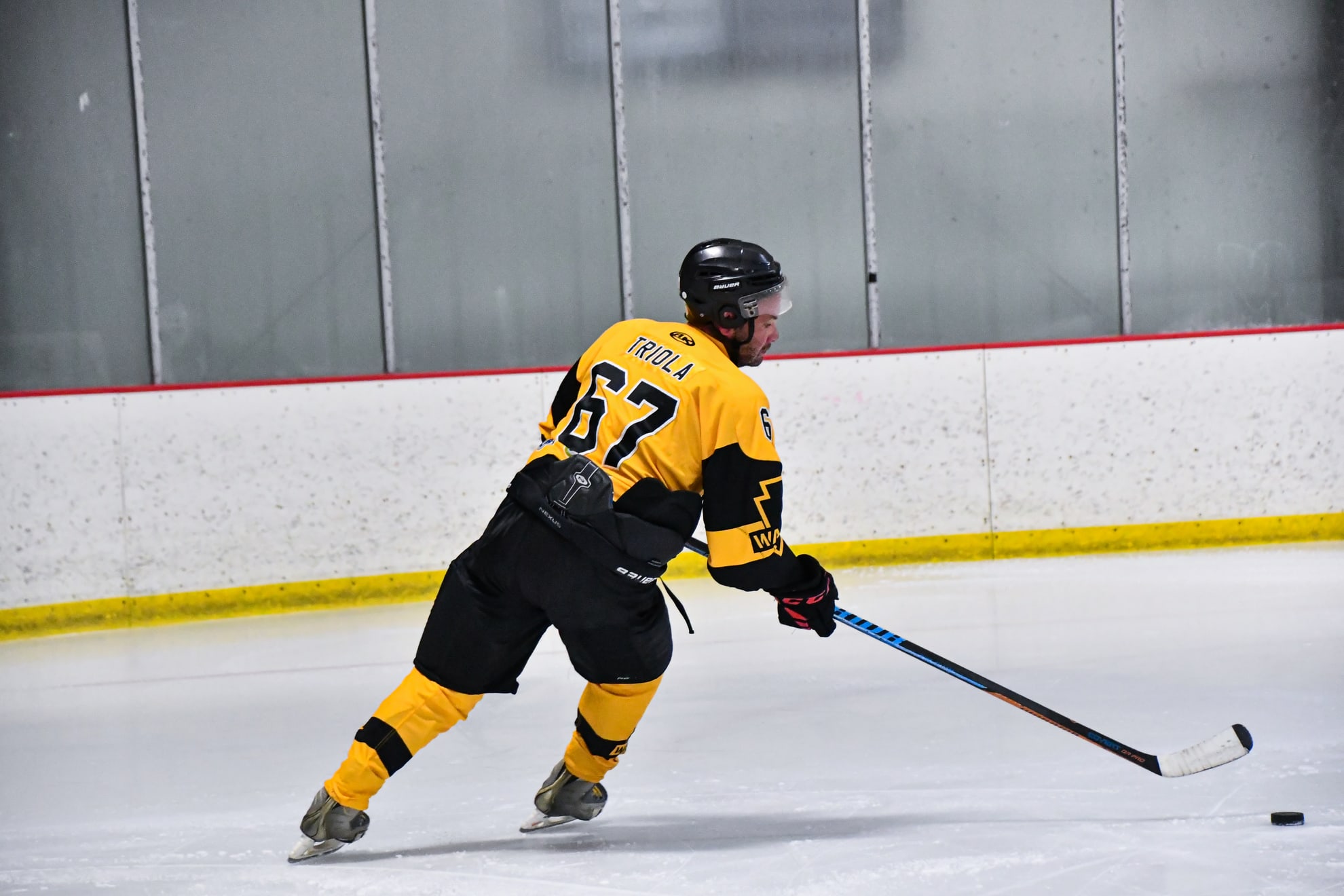 Action shot of Jay Triola