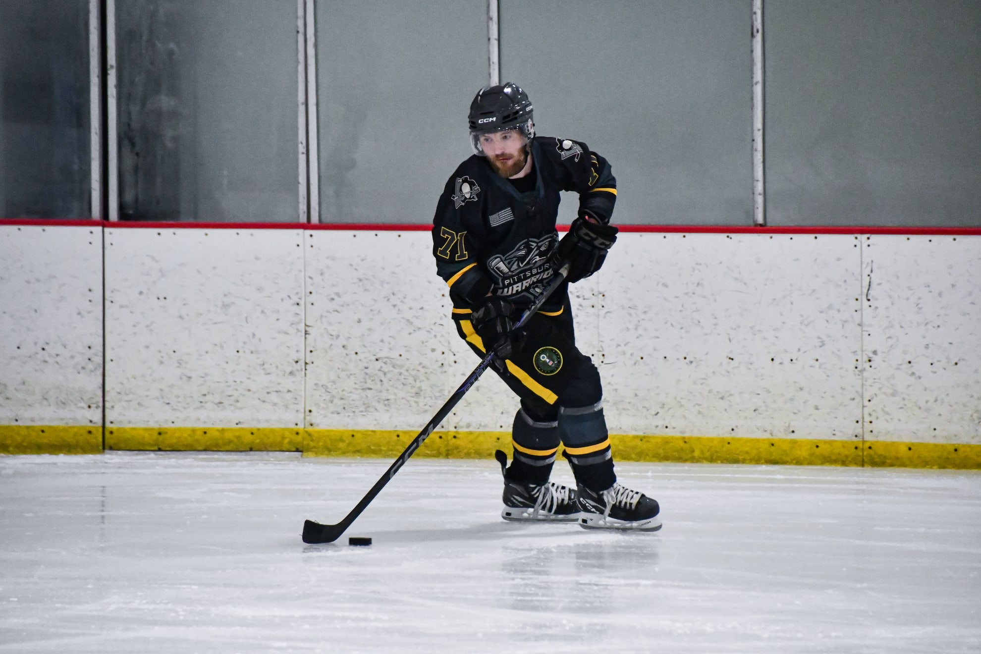 Action shot of Evan Wawrykow