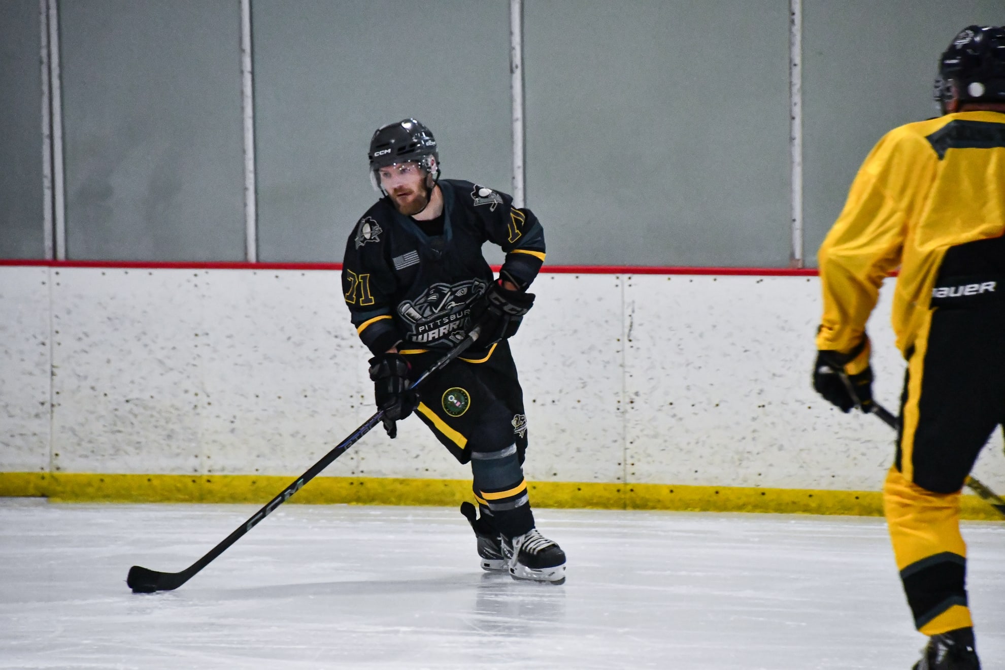 Action shot of Evan Wawrykow