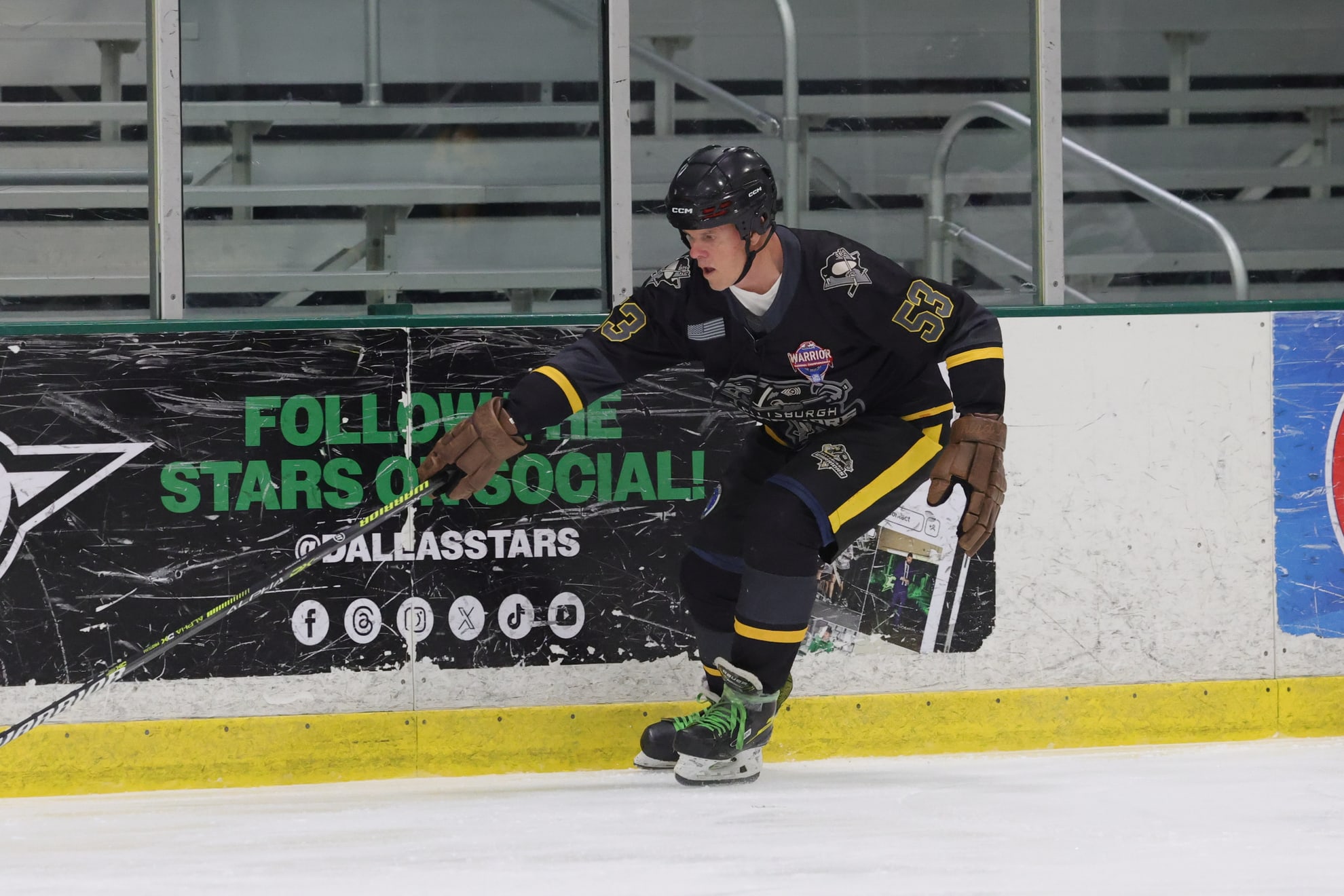Action shot of Danny Howe