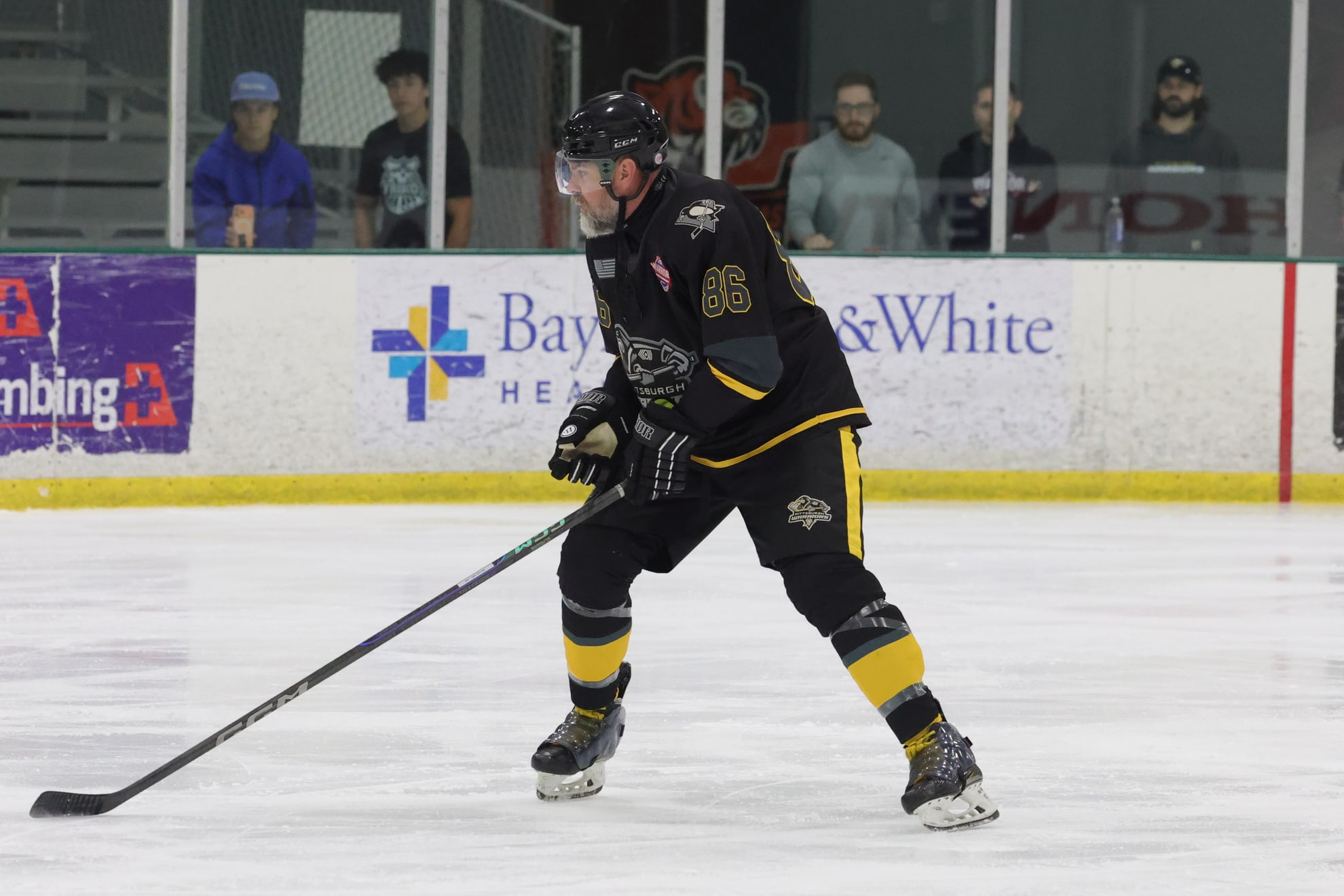 Action shot of Jesse Robson