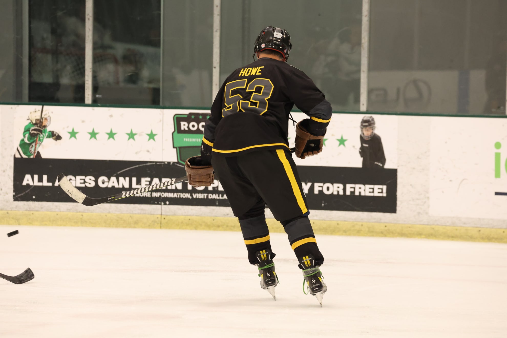Action shot of Danny Howe