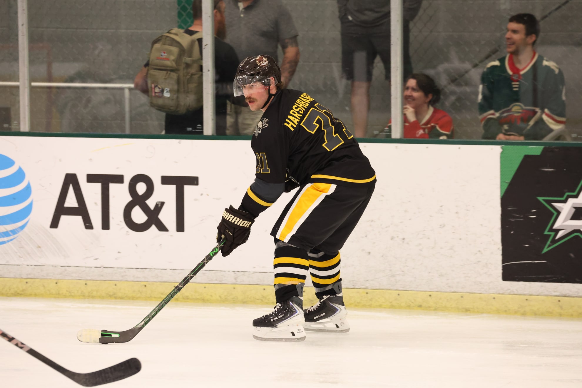 Action shot of Evan Wawrykow