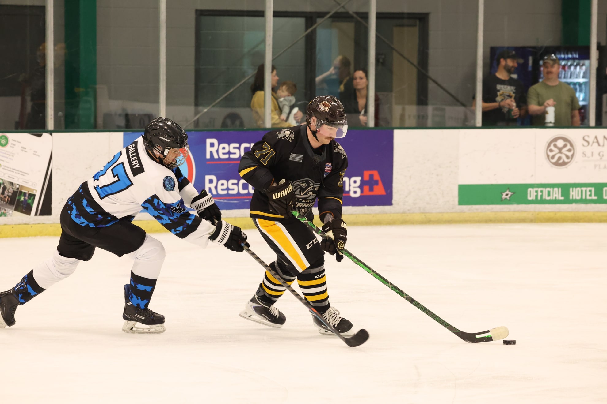 Action shot of Evan Wawrykow