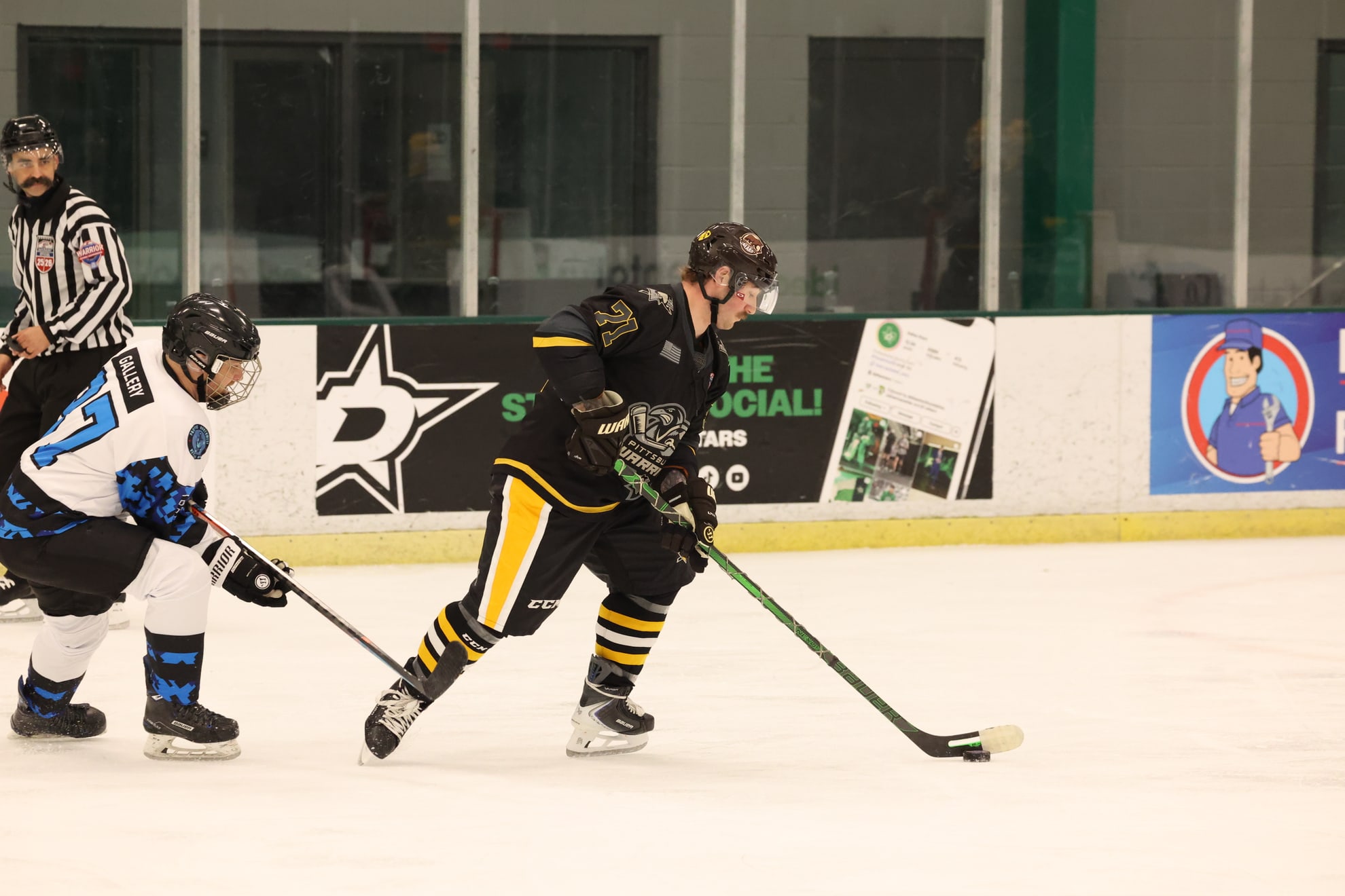 Action shot of Evan Wawrykow
