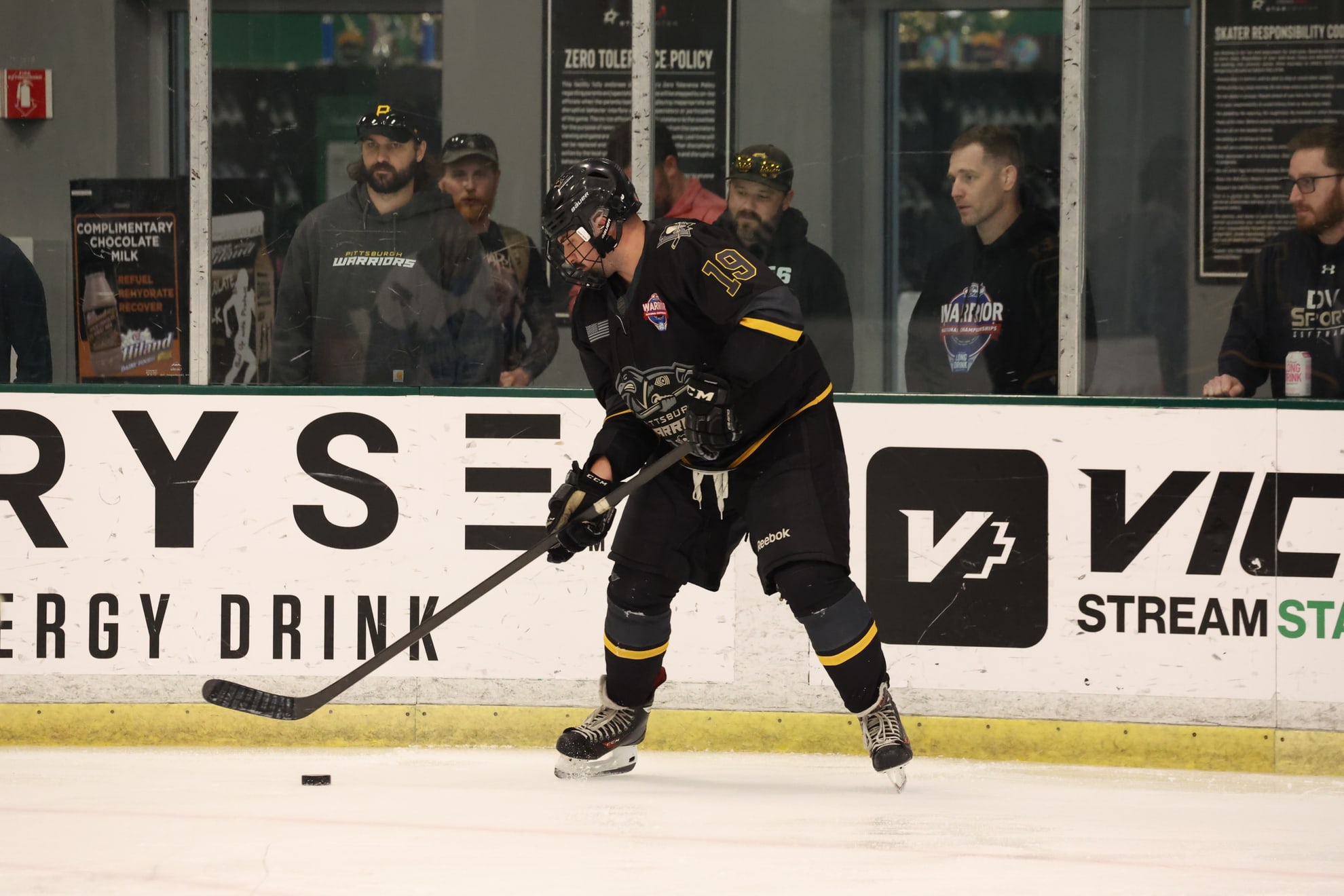 Action shot of Alex Wallace