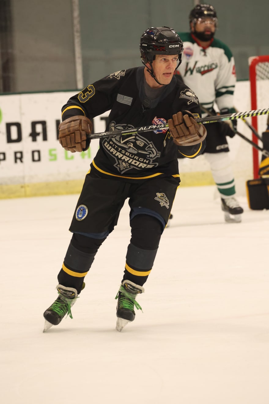 Action shot of Danny Howe