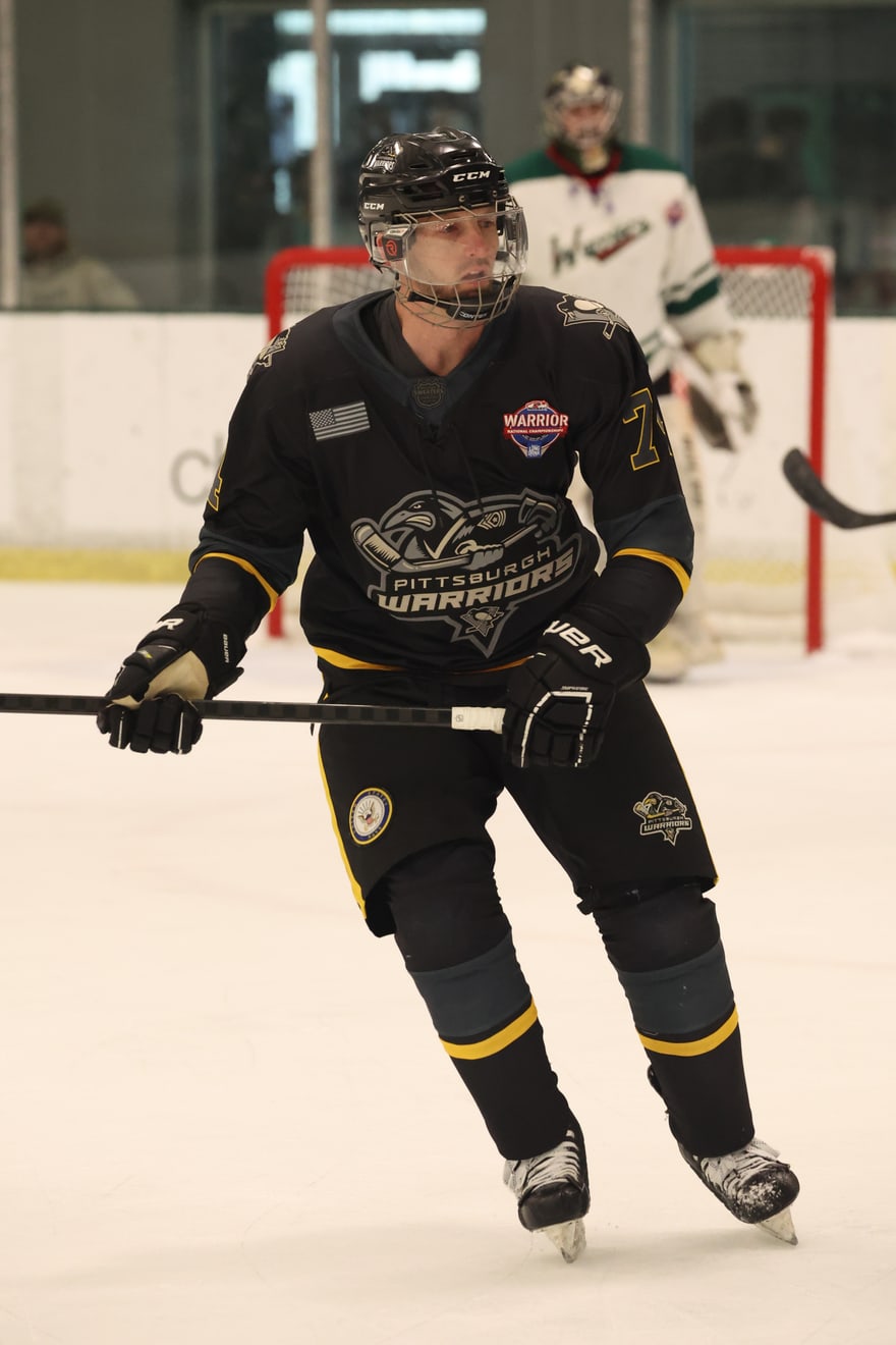 Action shot of Jeremy Laux