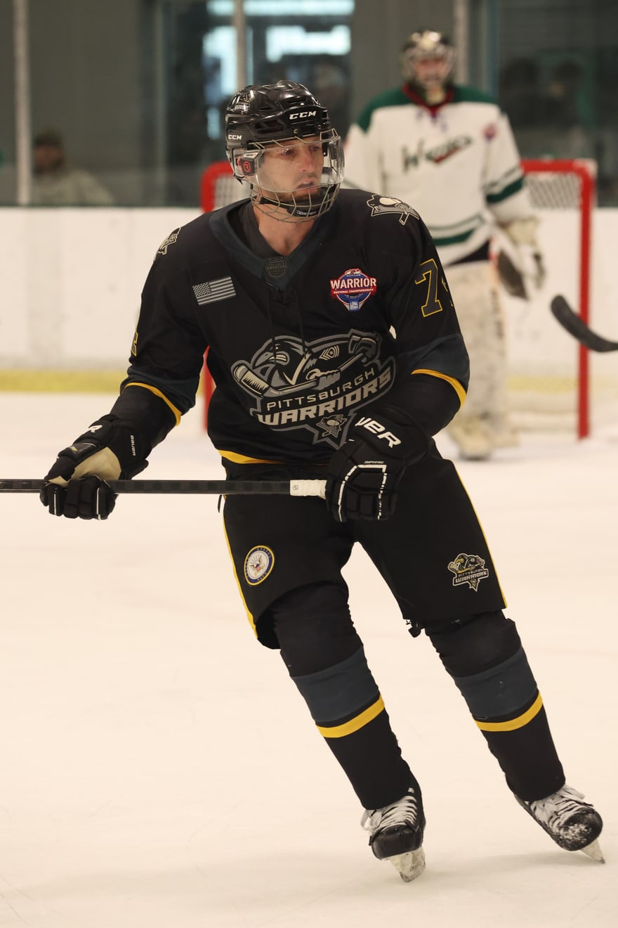 Action shot of Jeremy Laux