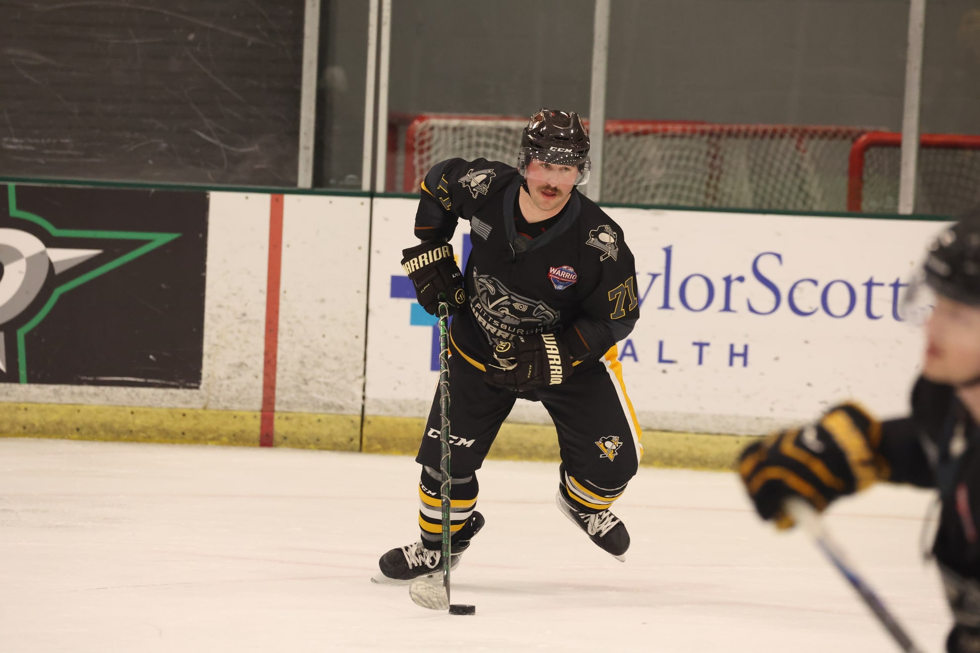 Action shot of Zayne Harshbarger