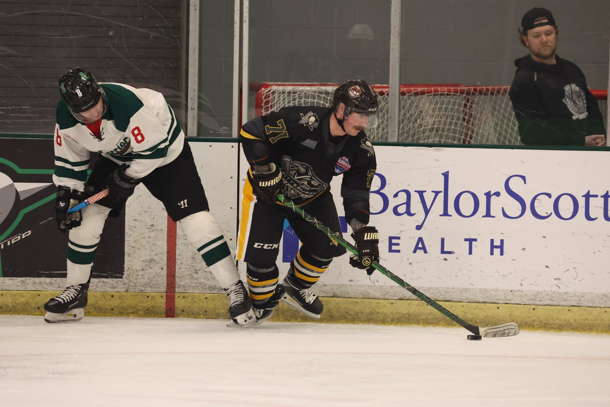 Action shot of Zayne Harshbarger