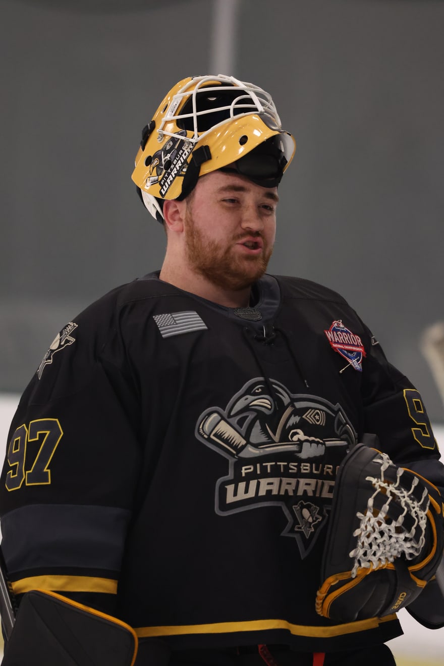 Action shot of Nathan Anderson