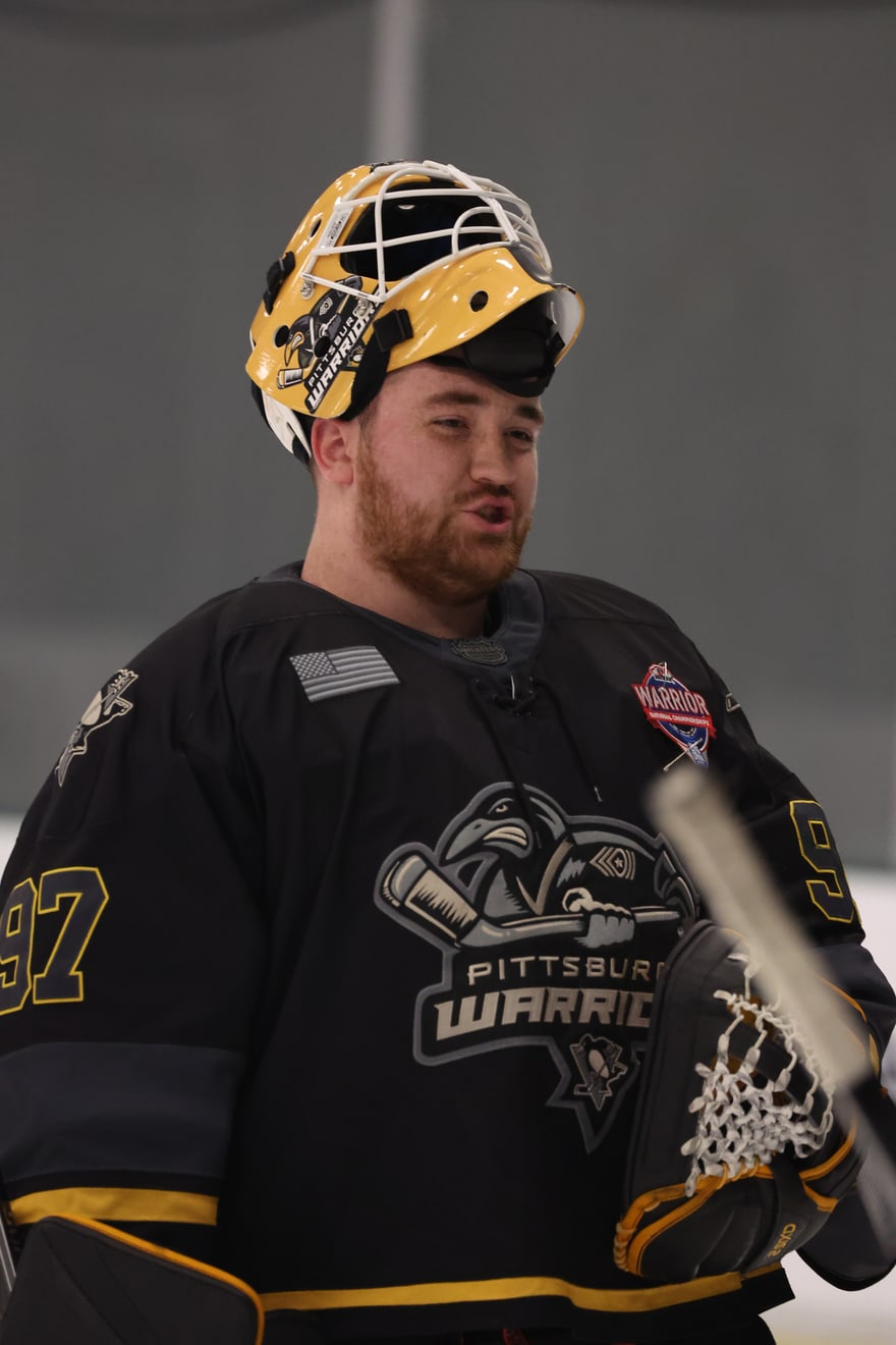 Action shot of Nathan Anderson