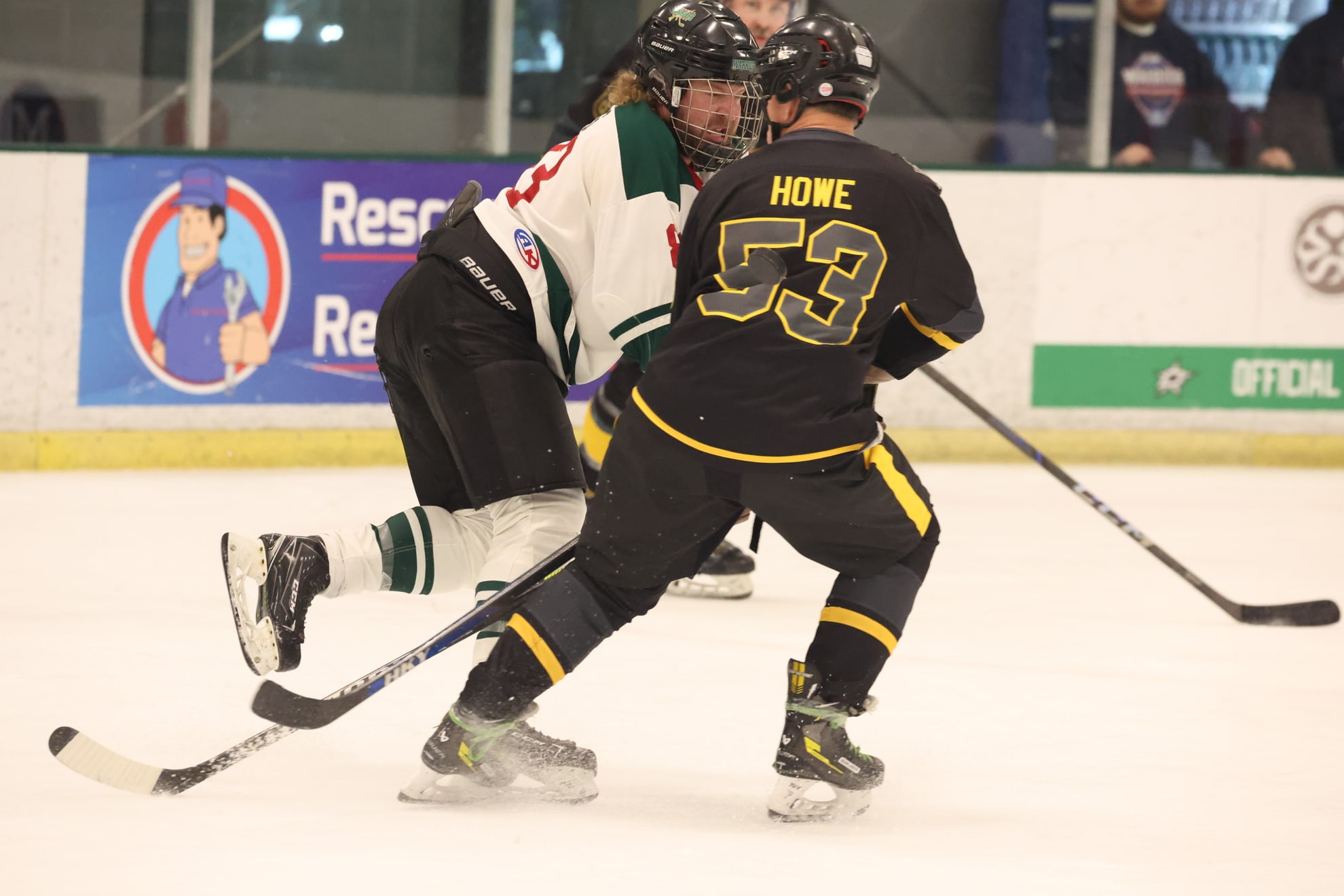 Action shot of Danny Howe