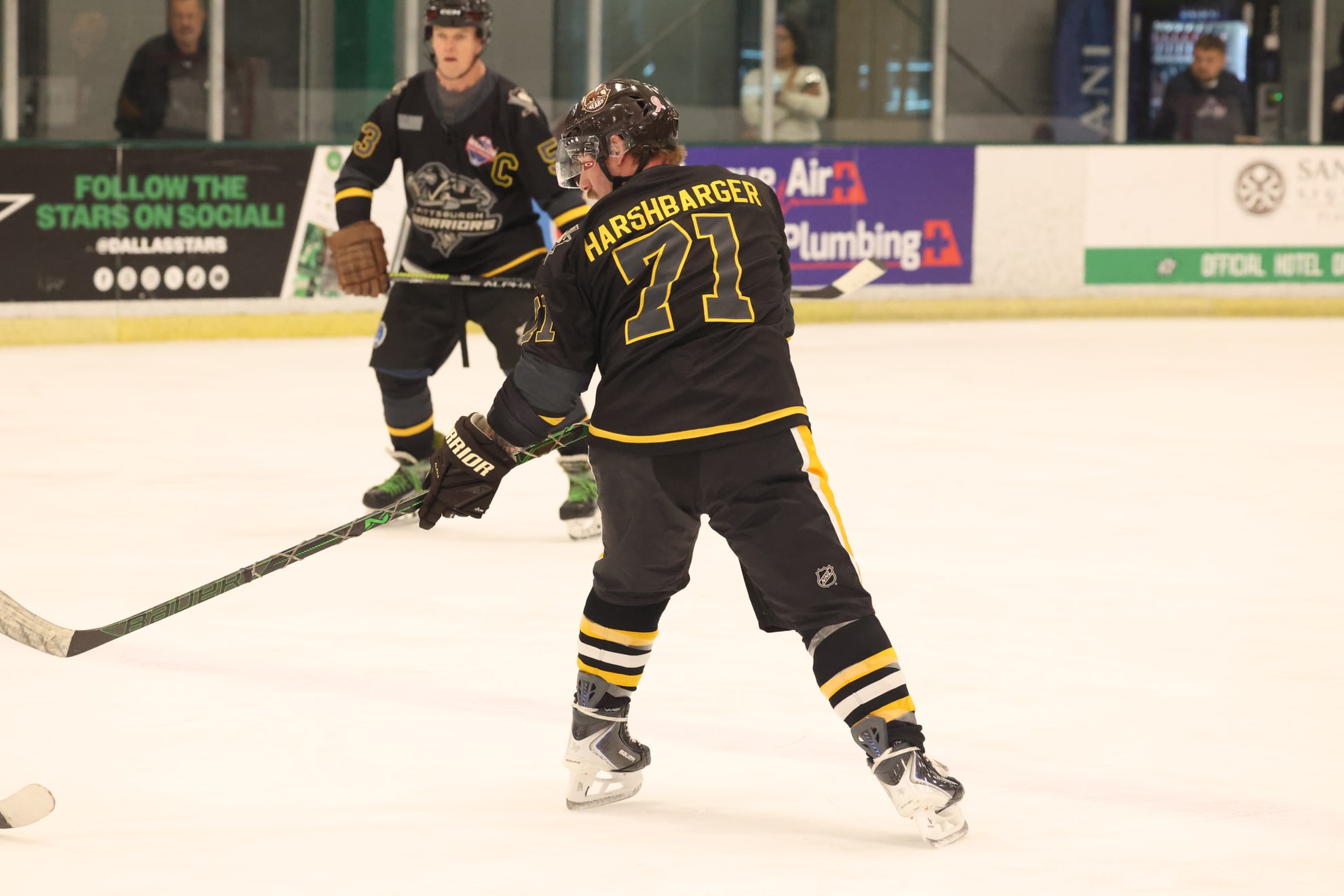 Action shot of Zayne Harshbarger
