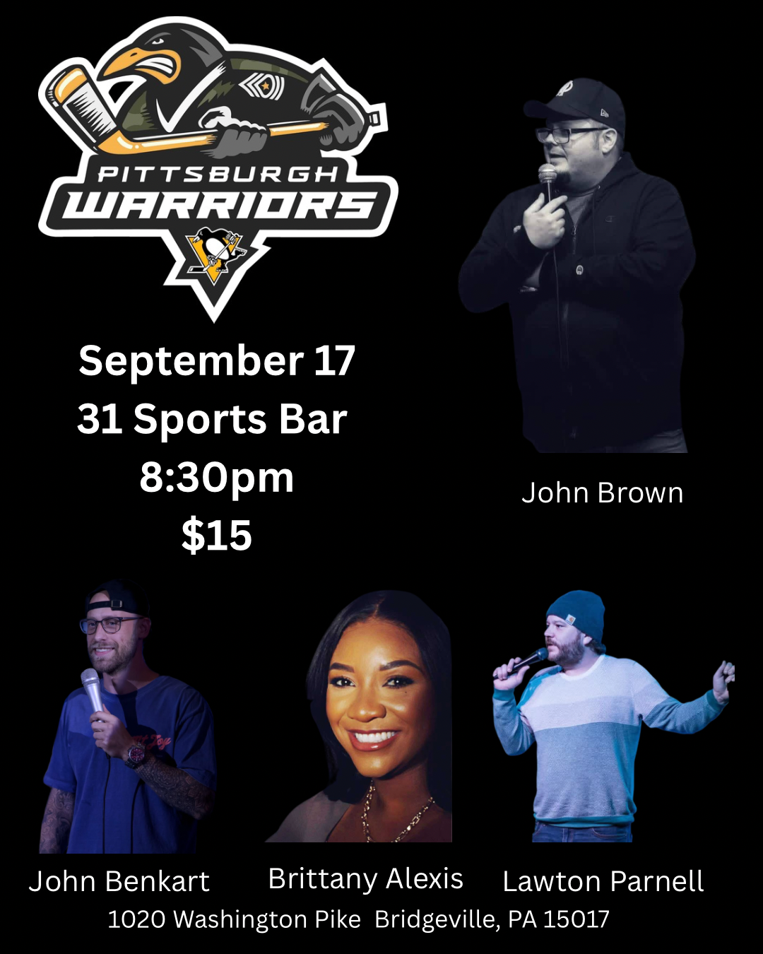 Comedy Night Bar 31 John Brown and Friends