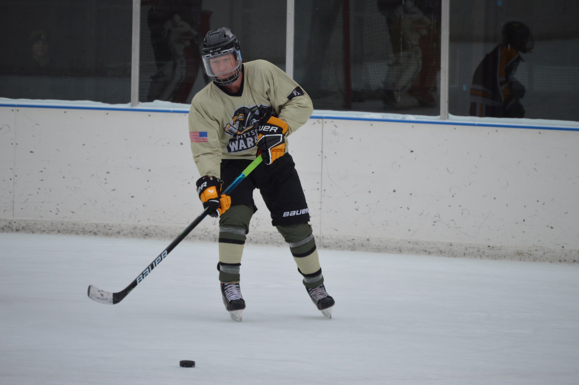 Action shot of Adam Rosenwald