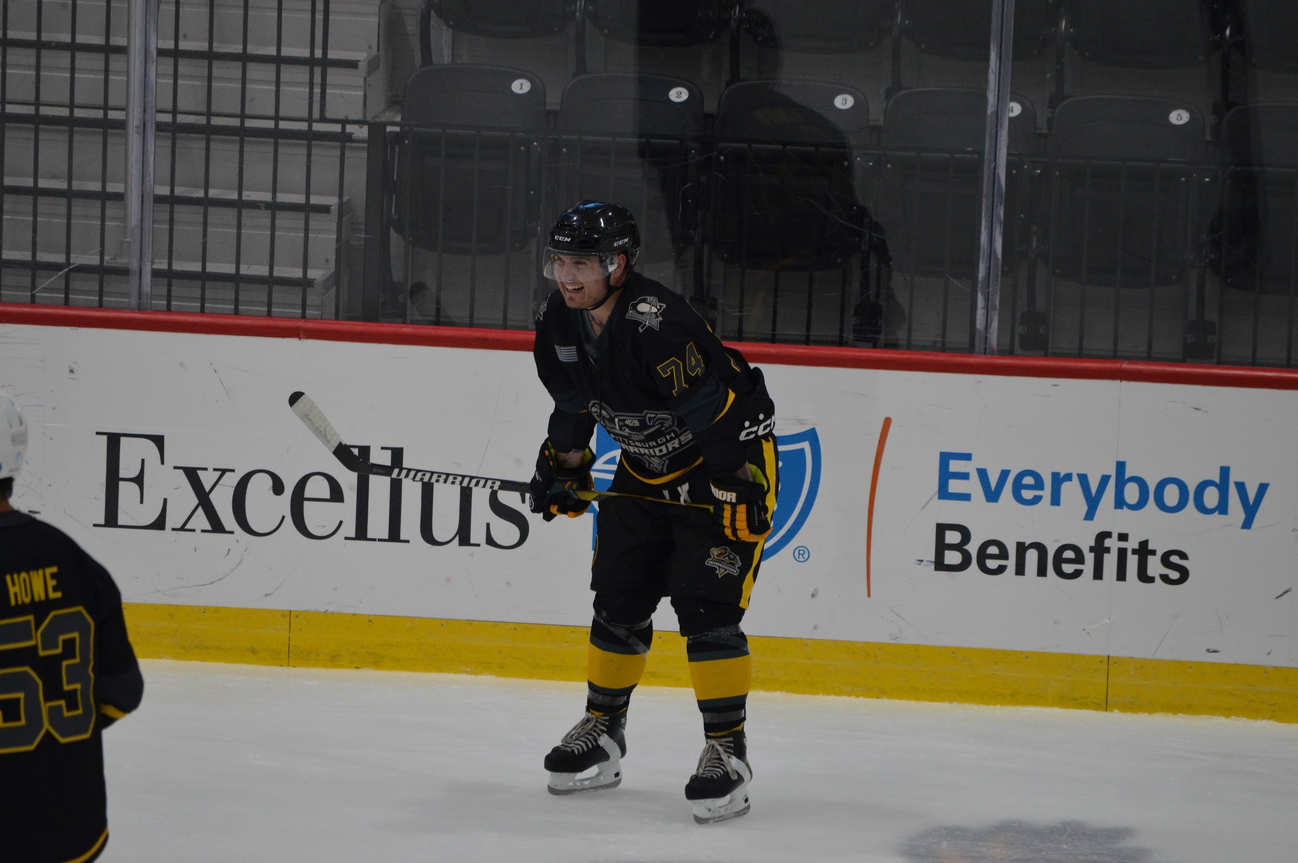 Action shot of Danny Howe